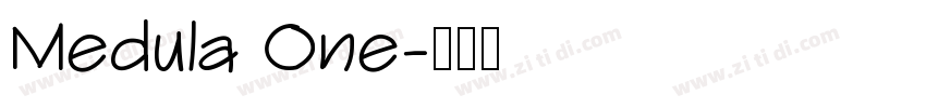 Medula One字体转换